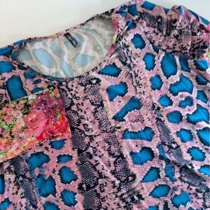 White Mark Couture‎ Collection Women's 2XL Multicolor Long Sleeve Casual Dress